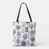 Fresh vegetables seamless pattern. Broccoli Tote Bag (Achterkant)