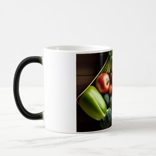 Fresh Veggie Assortiment Morphing Mok (Links)