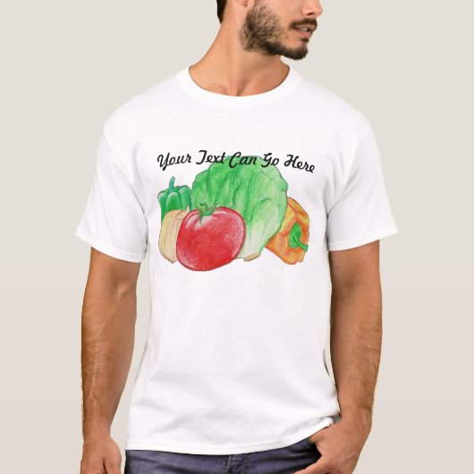 Fresh Veggies Shirt (Voorkant)