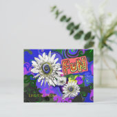 Fresh Vivid Colorful Fun Happy Briefkaart (Staand voorkant)