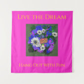 Fresh Vivid Colorful Fun Happy Wandkleed (Voorkant)