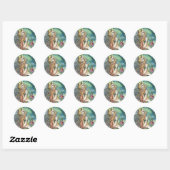 Fresh Water Zeemeermin Sticker van Molly Harrison (Vel)