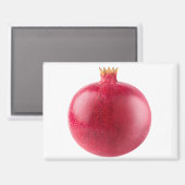 Fresh Whole Red Pomegranate Fruit Healthy Food Art Magneet (Voorkant / Achterkant)