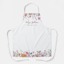 Fresh wildflower beauty professioneel schort