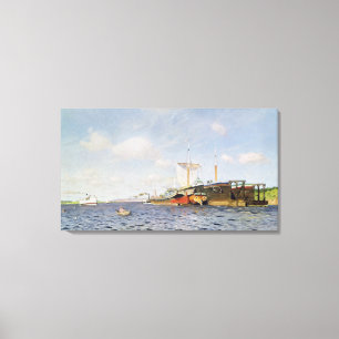 Fresh Wind on the Volga, 1895 Canvas Afdruk