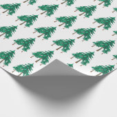 Fresh Winter Evergreens Cadeaupapier (Hoek)