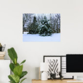 Fresh Winter Snow Poster (Thuiskantoor)