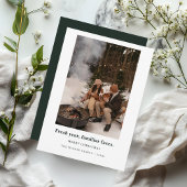 Fresh year, familiar faces.,Christmas Photo Card Kaart