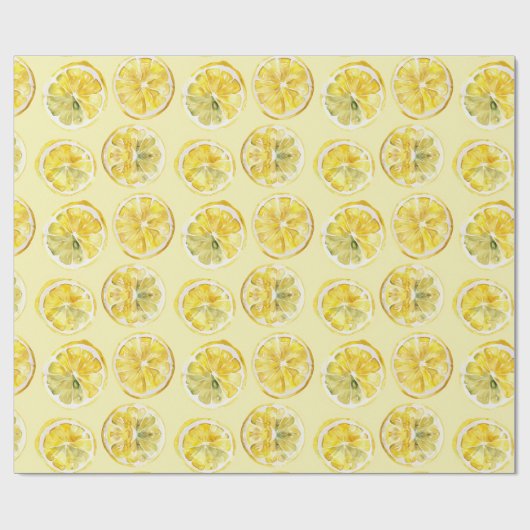 Fresh Yellow Lemons   Cadeaupapier (Vlak)