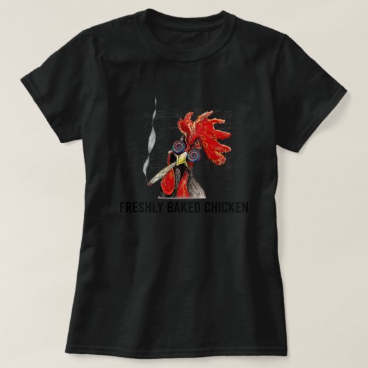 Freshly baked chicken t-shirt (Design voorkant)