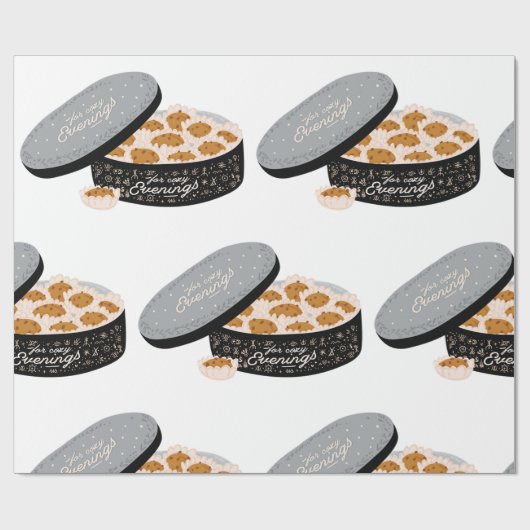 Freshly Bked Muffins Cadeaupapier (Vlak)