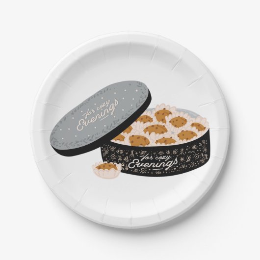 Freshly Bked Muffins Papieren Bordje (Voorkant)