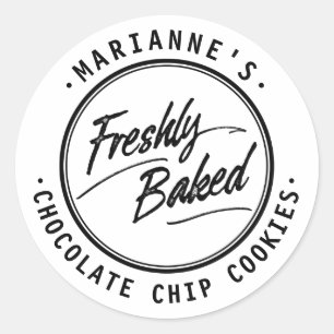 Freshly Bked Personalized Label Stickers