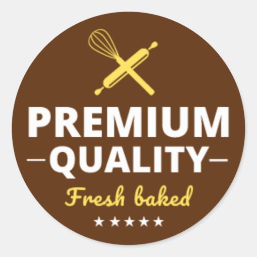 Freshly Bked Sticker pack voor bakkerijen (Voorkant)