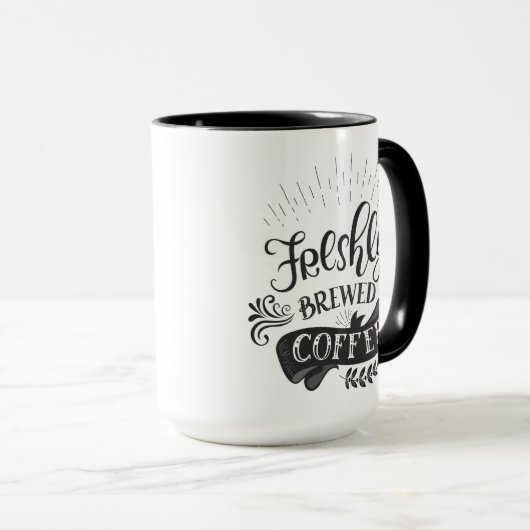 Freshly Brewed Coffee Mok (Voorkant rechts)