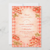 Freshly Delivered Baby Shower Kaart (Voorkant)