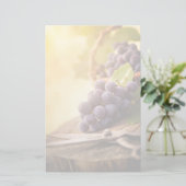 Freshly Geoogste druiven Briefpapier (Staand voorkant)