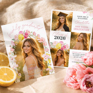 Freshly Graduated Graduation Party Invitation Kaart