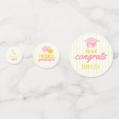 Freshly Graduated Lemonade Graduation Party Confetti (Achterkanten)
