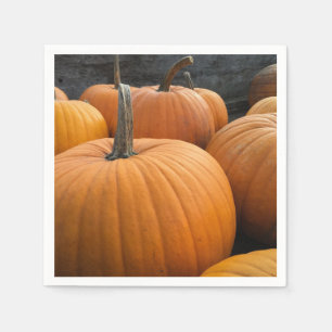 Freshly-Harvested Autumn Oranje pompoenen Servetten