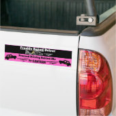 Freshly (New) Driver Cautionary Funny Warning Bumpersticker (Op Truck)