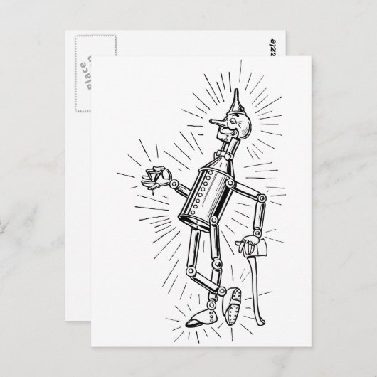 Freshly Oiled Tinman Briefkaart (Voorkant / Achterkant)