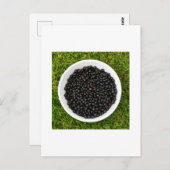 Freshly Picked Blackcurrants Briefkaart (Voorkant / Achterkant)