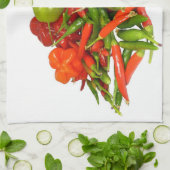 Freshly Picked Chillies Tea Towel Theedoek (Gevouwen)