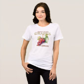 Freshly Picked Grapes - Best Quality Tri-Blend Shirt (Voorkant volledig)