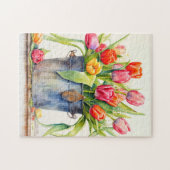 Freshly Picked Tulip Flowers Legpuzzel (Horizontaal)