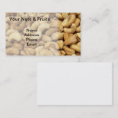 Freshly Roasted Cashew Nuts Visitekaartje (Voorkant / Achterkant)