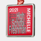 Freshman Extraordinaire CUSTOM Metalen Ornament (Links)