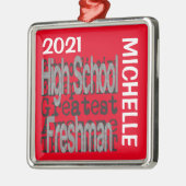 Freshman Extraordinaire CUSTOM Metalen Ornament (Links)