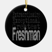 Freshman Extraordinaire Keramisch Ornament (Voorkant)