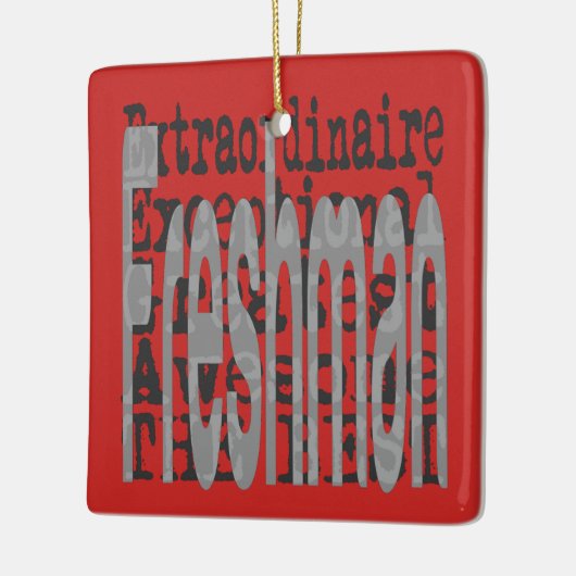 Freshman Extraordinaire Keramisch Ornament (Links)