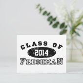 Freshman-klasse van briefkaart (Staand voorkant)