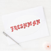 Freshman Ovale Sticker (Envelop)