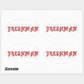 Freshman Ovale Sticker (Vel)