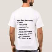 Freshman-shirt herzien t-shirt (Achterkant)