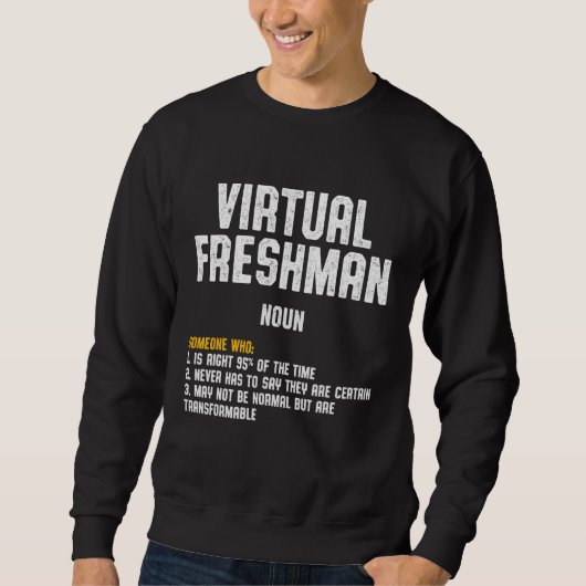 Freshman Virtual Online School Student 4 Trui (Voorkant)