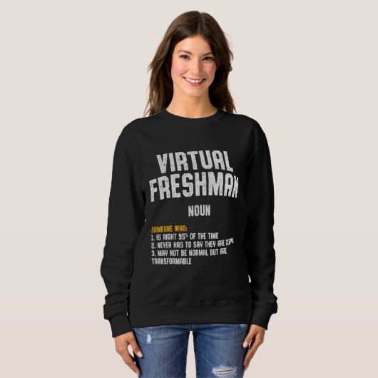 Freshman Virtual Online School Student 4 Trui (Voorkant volledig)