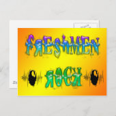 Freshmen Rock - Pulse Briefkaart (Voorkant / Achterkant)