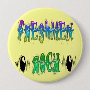 Freshmen Rock - Pulse Ronde Button 4,0 Cm
