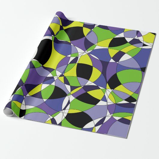 Freshness gekleurd abstract patternabstract, kunst cadeaupapier (Uitgerold)