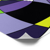 Freshness gekleurd abstract patternabstract, kunst poster (Hoek)