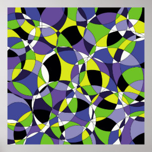 Freshness gekleurd abstract patternabstract, kunst poster