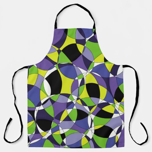 Freshness gekleurd abstract patternabstract, kunst schort (Voorkant)