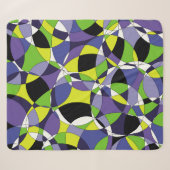 Freshness gekleurd abstract patternabstract, kunst sherpa deken (Voorkant (horizontaal))