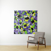 Freshness gekleurd abstract patternabstract, kunst wandkleed (In Situ (horizontaal))