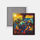 Freshtastic Horse 01-01 Magneet (Voorkant / Achterkant)